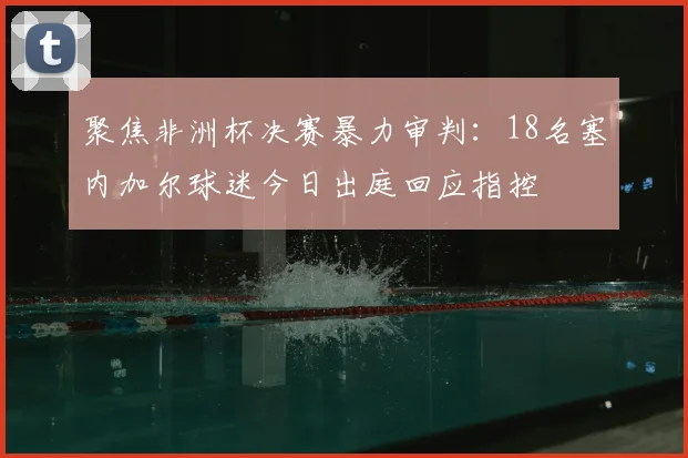 聚焦非洲杯决赛暴力审判：18名塞内加尔球迷今日出庭回应指控